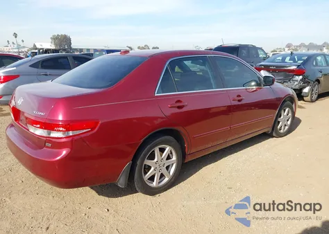 2004 Honda Accord 3.0 Ex z USA, uszkodzony, nr VIN 1HGCM66574A080521